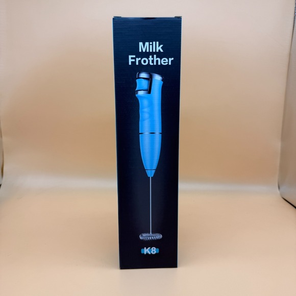 Vewaci K8 Milk Frother Handheld Blue USB-C Rechargeable Electric Milk Foamer for - Picture 2 of 14